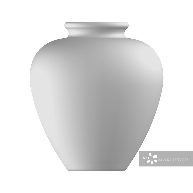 白色陶瓷花瓶模型图片素材