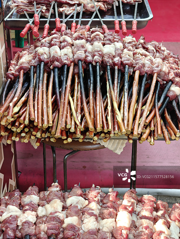 新疆的羊肉，新鲜看得见图片素材