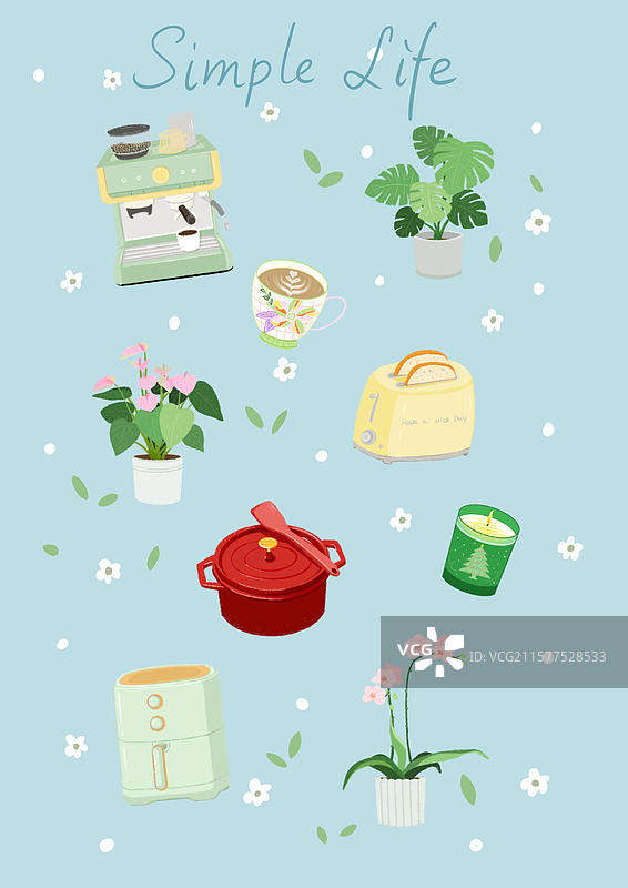 简单生活小物图片素材