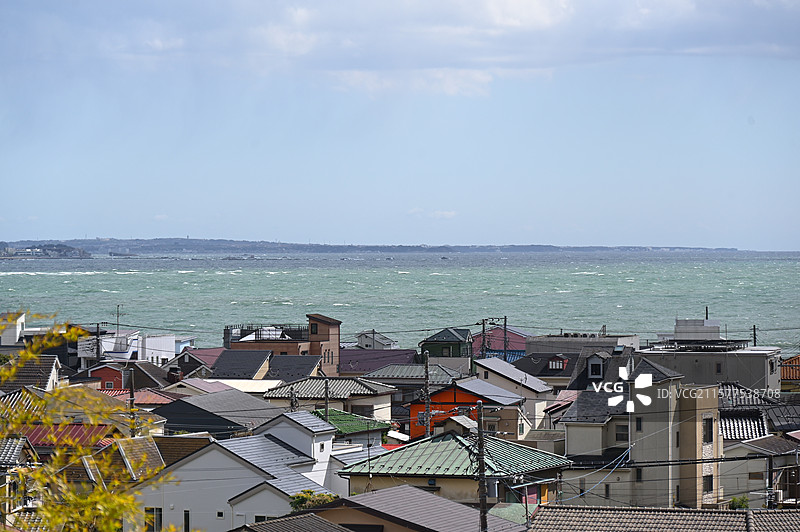 日本镰仓长谷寺的春天图片素材