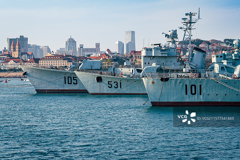 海之堡垒，城之背影图片素材