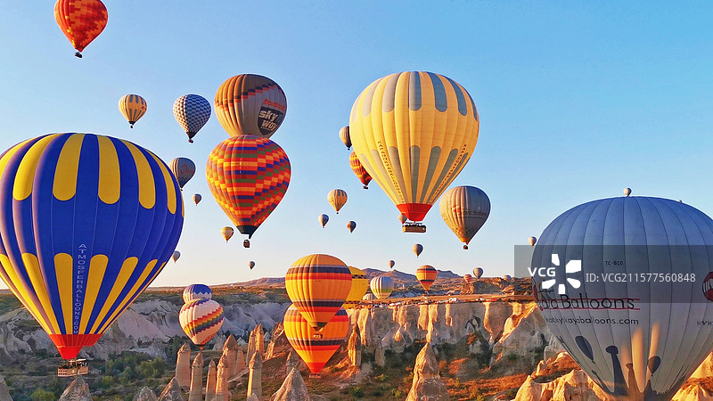 土耳其 热气球 卡帕多奇亚图片素材