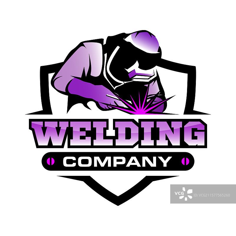 专业焊接服务logo设计模板图片素材