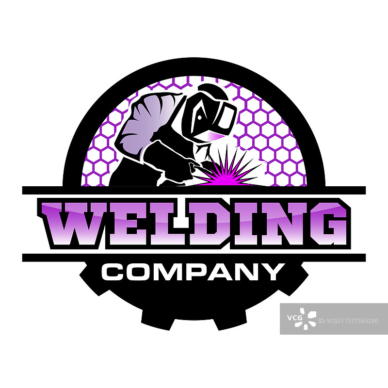 专业焊接服务logo设计模板图片素材
