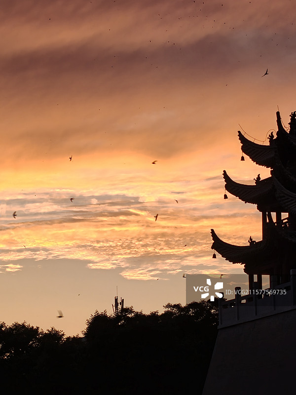 夕阳好美！图片素材