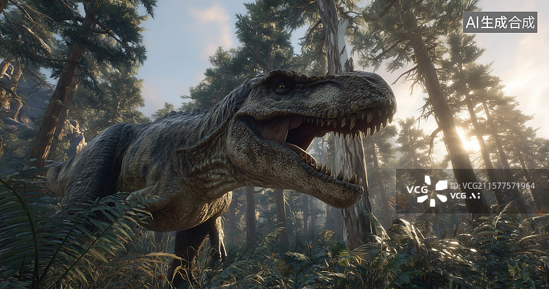 【AI数字艺术】恐龙特写图图片素材