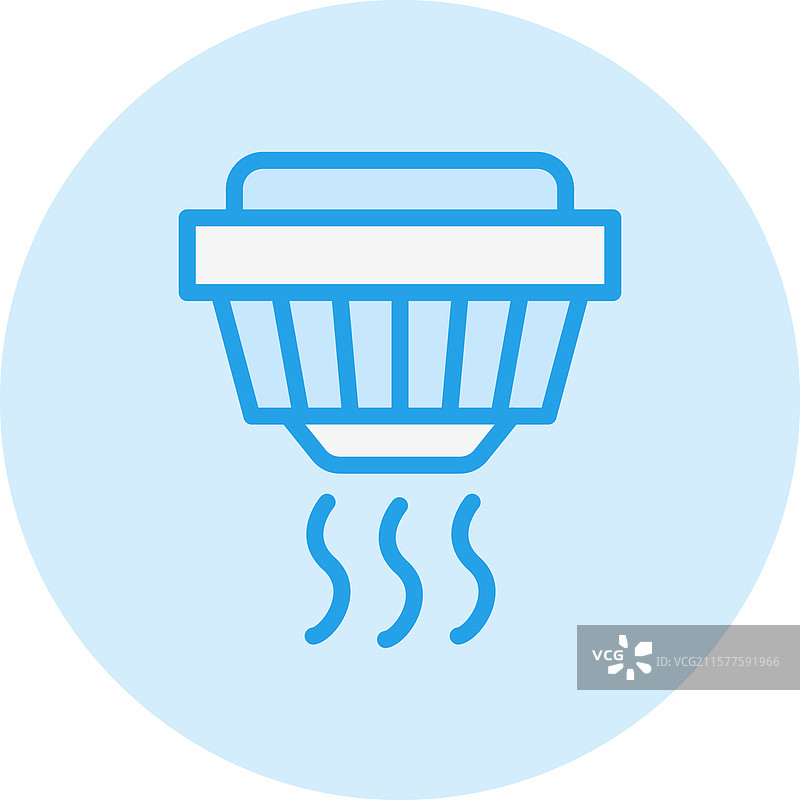 烟雾探测器图标设计图片素材