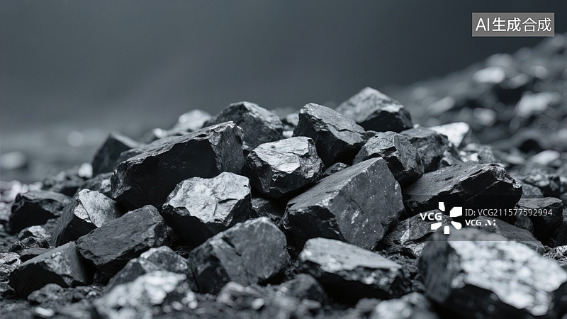 【AI数字艺术】煤炭 能源 燃料图片素材