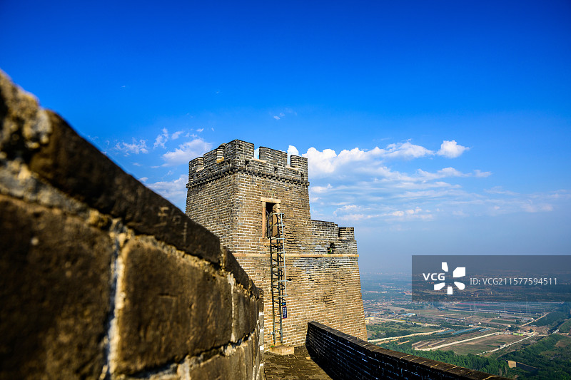 河北秦皇岛山海关角山长城图片素材