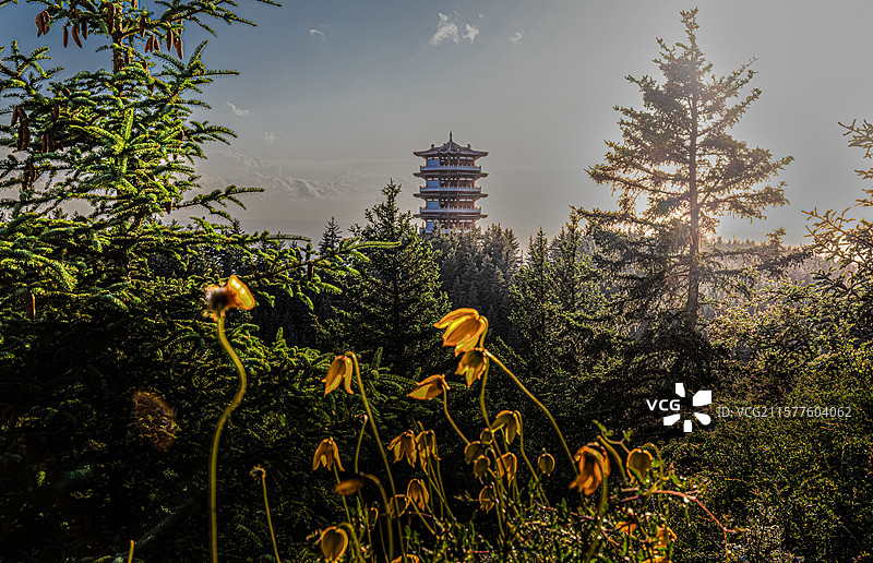 焉支山美景图片素材