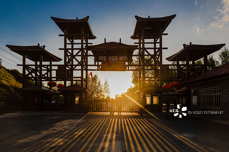 焉支山美景图片素材