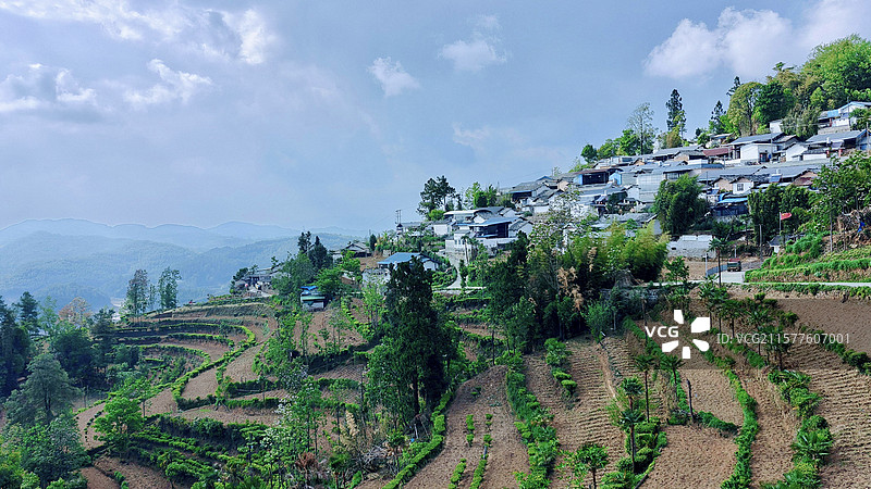 保山龙陵县田园风光图片素材