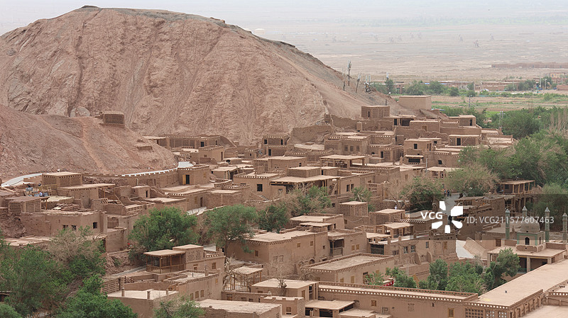 吐鲁番吐峪沟麻扎村图片素材
