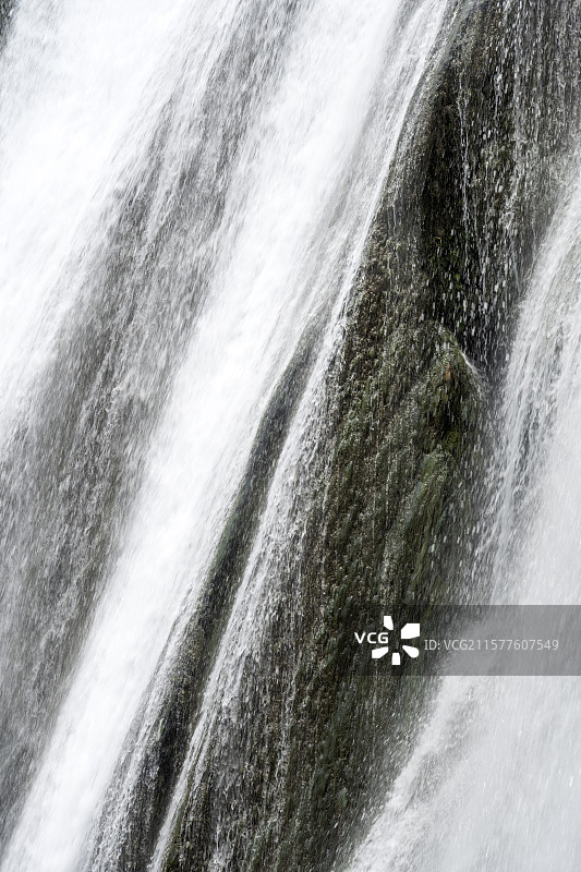 瀑布河流水流自然风光图片素材