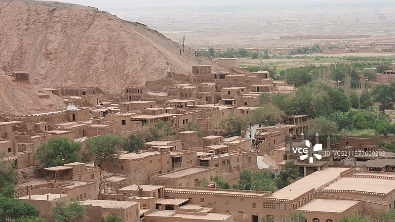 吐鲁番吐峪沟麻扎村图片素材