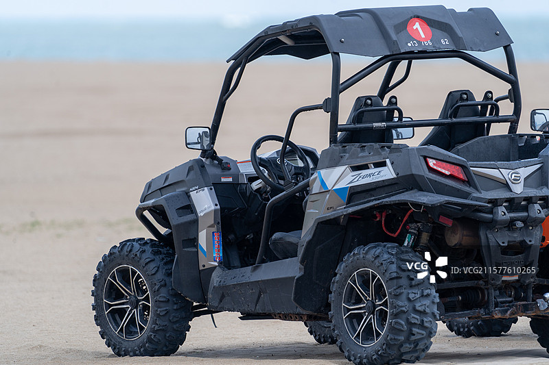 沙滩车特写图片素材