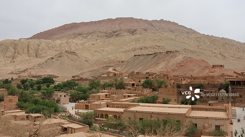 吐鲁番吐峪沟麻扎村图片素材