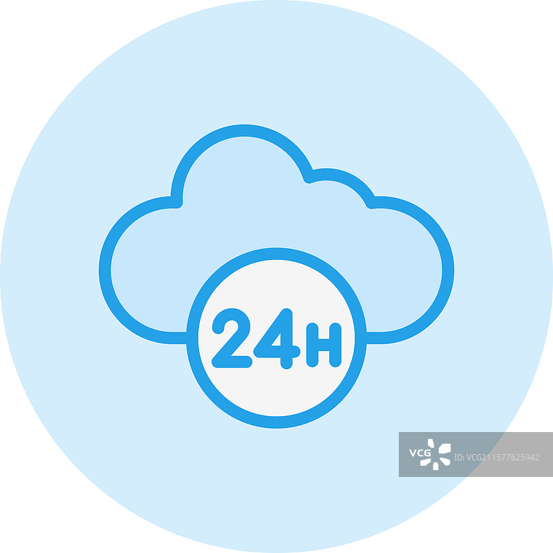 24小时图标设计图片素材