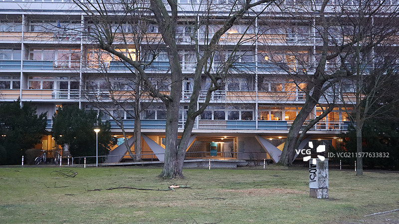 柯布西耶 柏林住宅设计图片素材