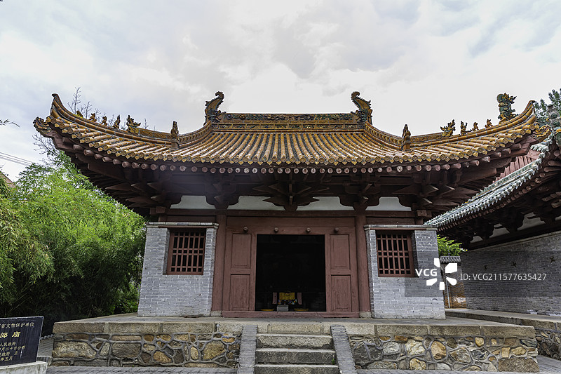 陕西丹凤县棣花古镇二郎庙--供奉二郎神杨戬图片素材