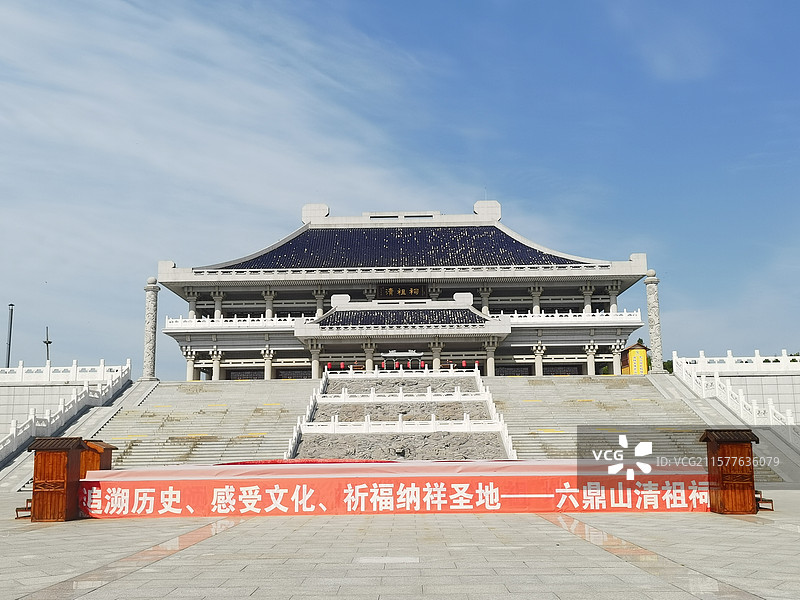 吉林省敦化市六鼎山清祖祠图片素材
