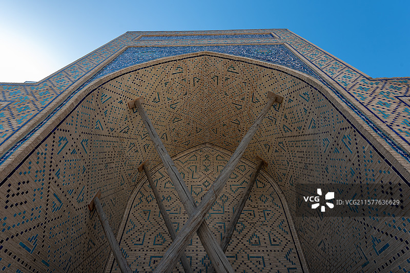 乌兹别克斯坦布哈拉风景-喀龙清真寺图片素材