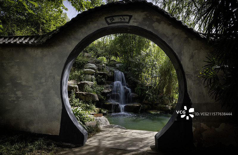 成都始于汉代的千年古镇——五凤溪风光图片素材