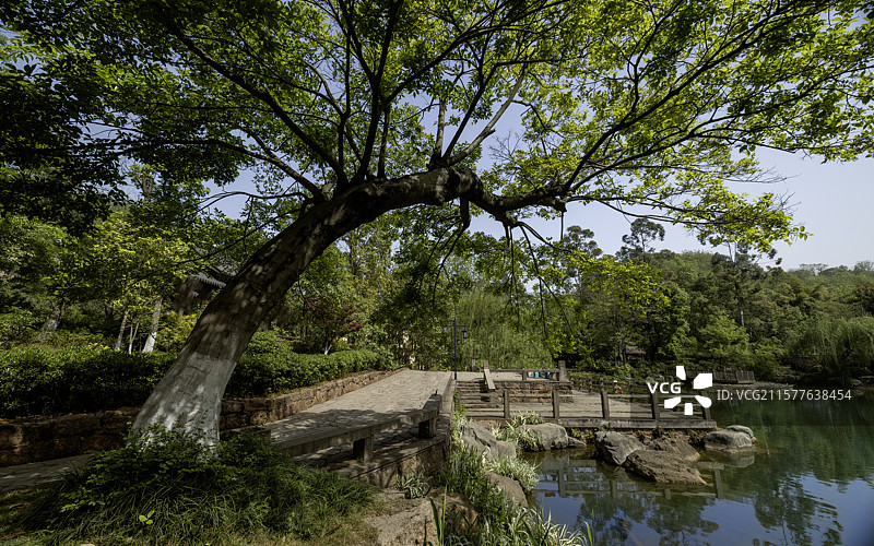 成都始于汉代的千年古镇——五凤溪风光图片素材