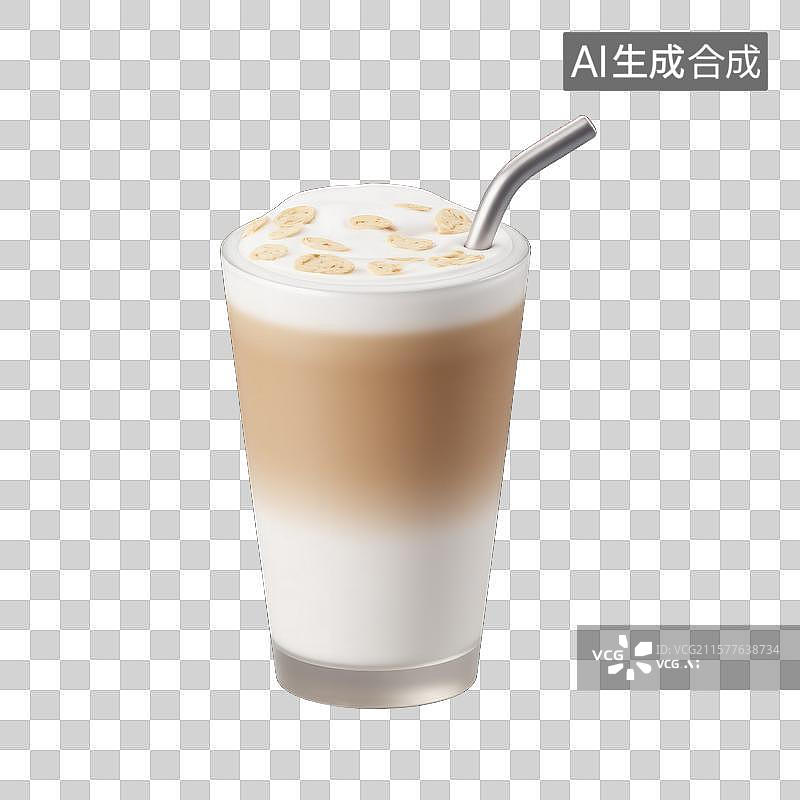 【AI数字艺术】简约风咖啡饮品图片素材