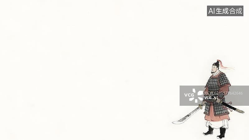 【AI数字艺术】水墨画右下图片素材