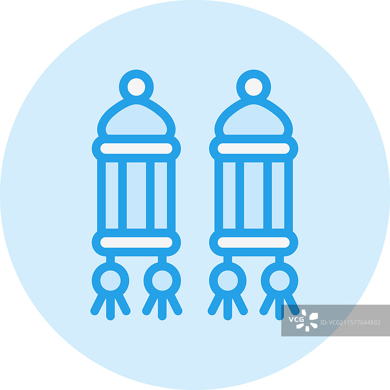 灯笼图标设计图片素材