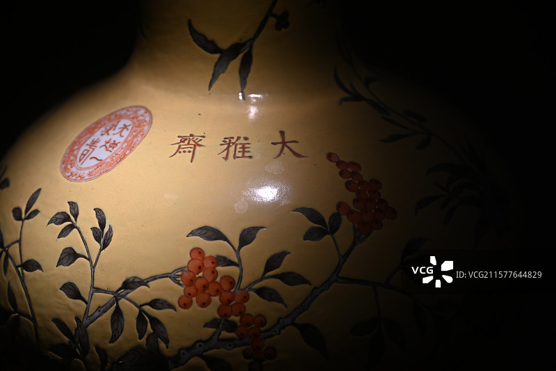 流光溢彩，馆藏明清瓷器精品展，扬州博物馆图片素材