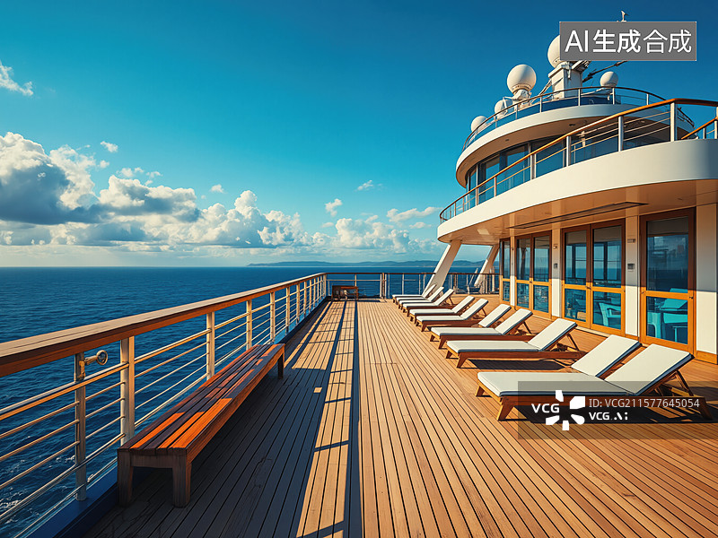 【AI数字艺术】海上休闲时光图片素材