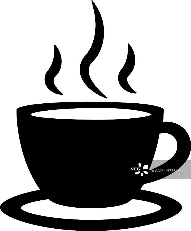热咖啡矢量图图片素材