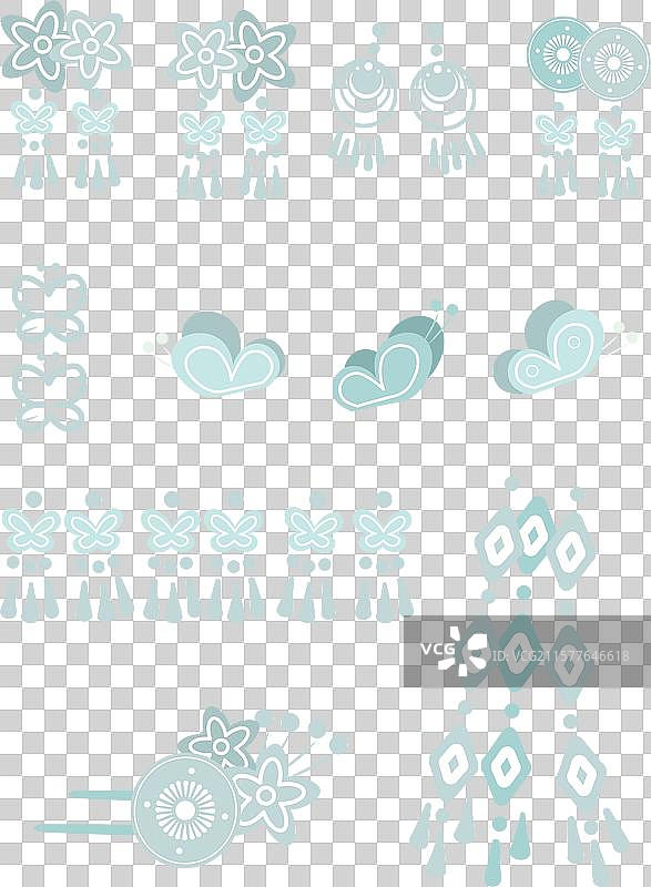 侗族服饰银饰图片素材