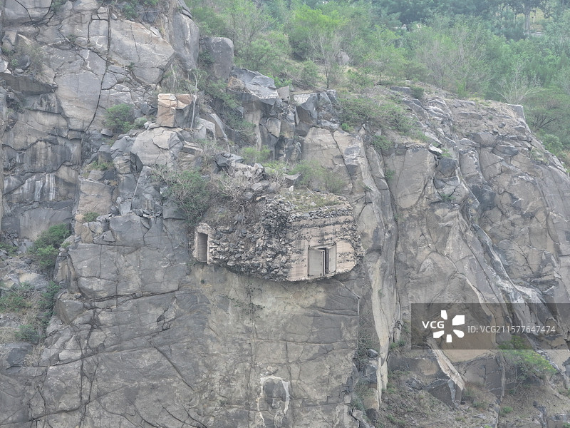 航拍夏季济南卧牛山地质公园风光图片素材