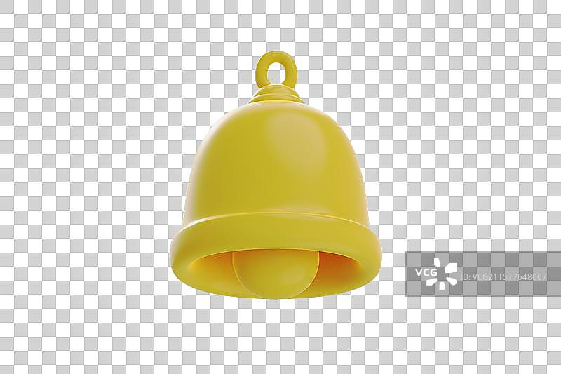 铃铛三维插画图片素材