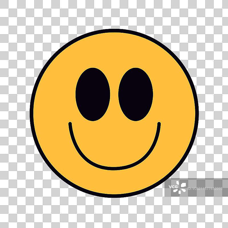 笑脸贴纸图片素材