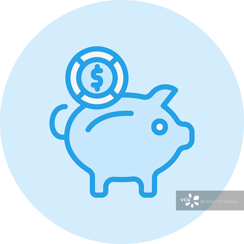储蓄罐图标设计图片素材