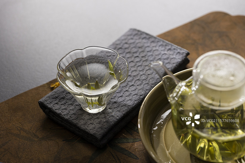 高端绿茶—仙芝竹尖图片素材