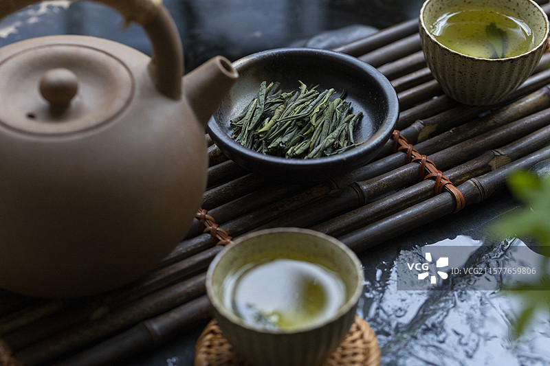 绿茶—六安瓜片图片素材