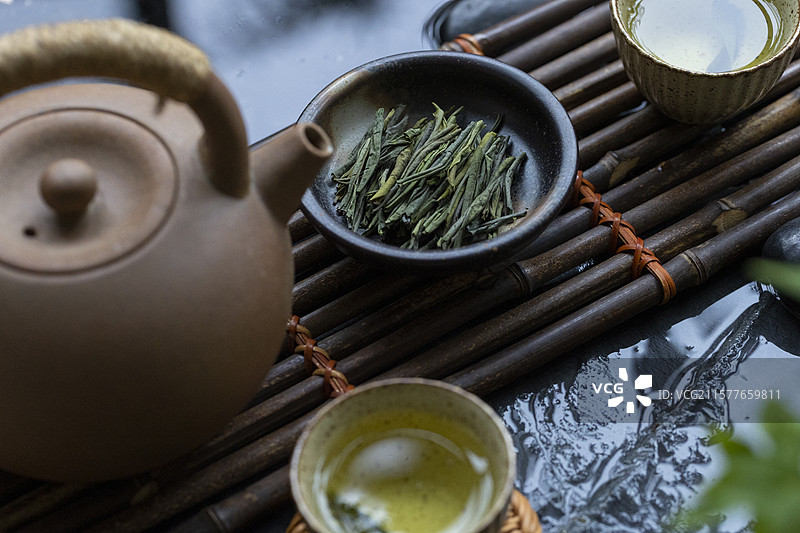 绿茶—六安瓜片图片素材