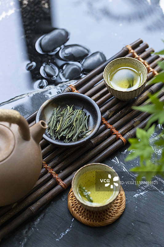 绿茶—六安瓜片图片素材