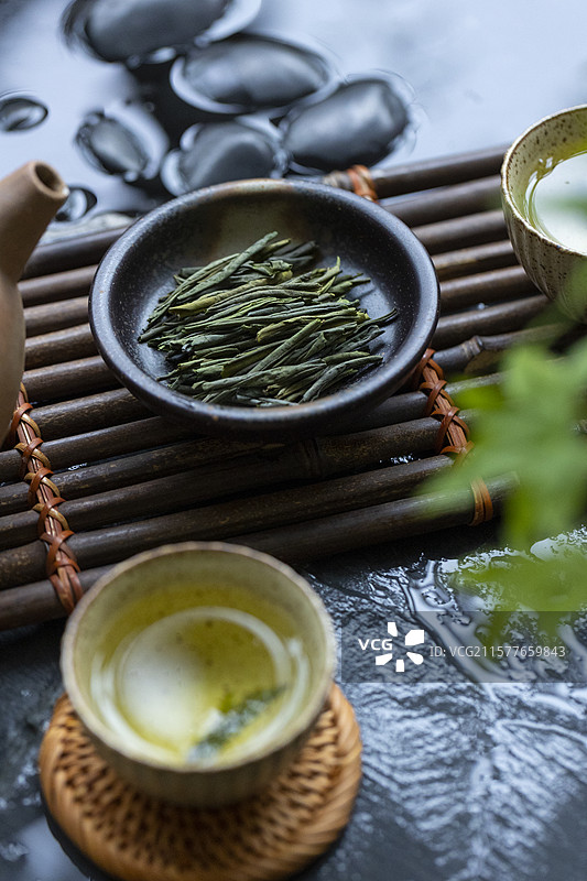 绿茶—六安瓜片图片素材