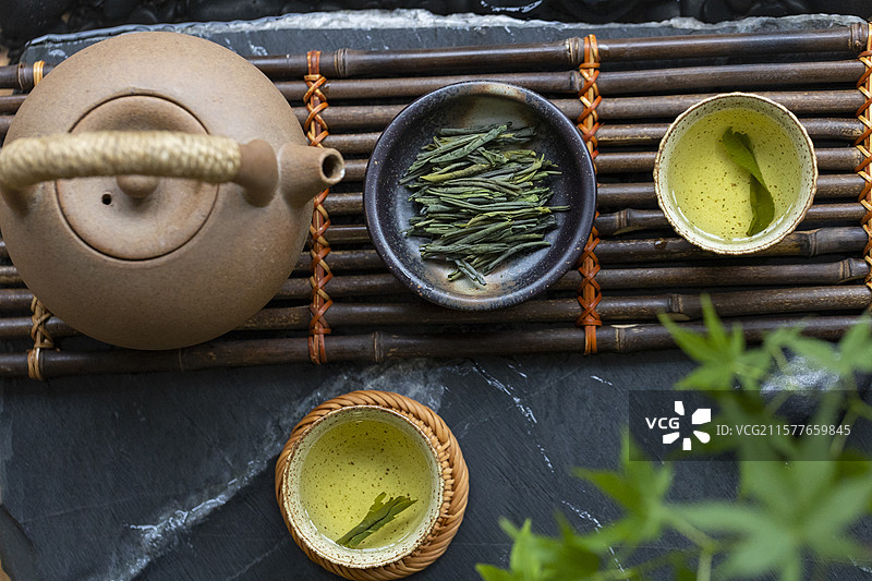 绿茶—六安瓜片图片素材