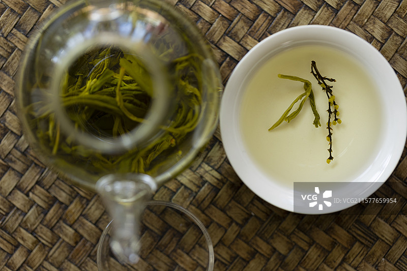 珠兰花茶图片素材