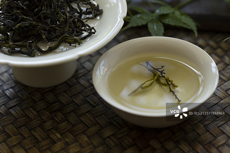 珠兰花茶图片素材