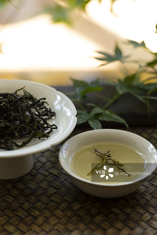 珠兰花茶图片素材