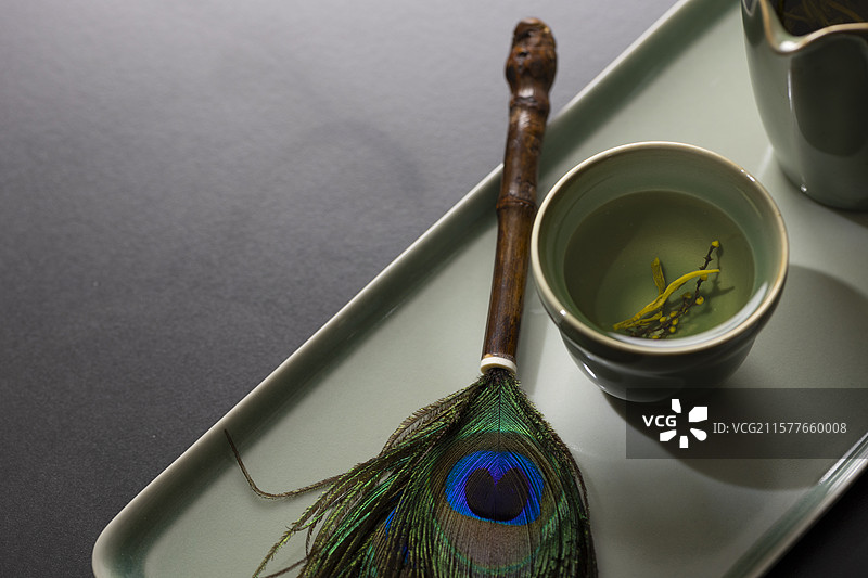 珠兰花茶图片素材