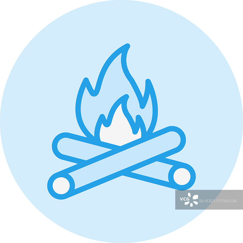 篝火图标设计图片素材
